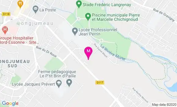 Localisation Dr Marina Thomas