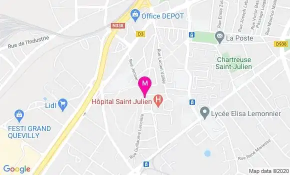 Localisation Dr Paul Michelin