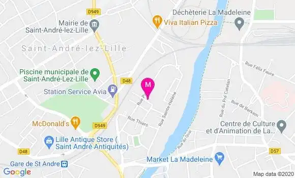 Localisation Dr Fanny Serman