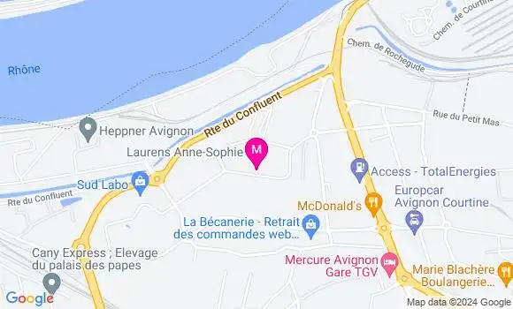 Localisation Dr Laurent Chardin