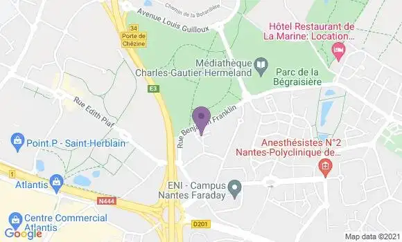 Localisation Dr Sylvie Bernard Beufe