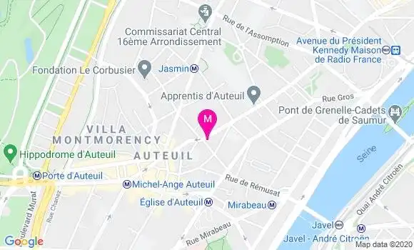 Localisation Dr Mathieu Bernard