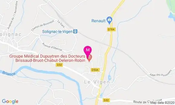 Localisation Dr Grégoire Bruot