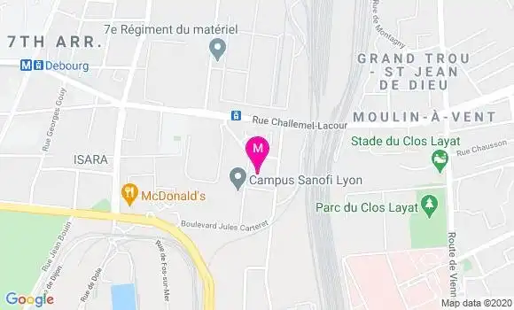Localisation Dr Anne Sophie Rivierre