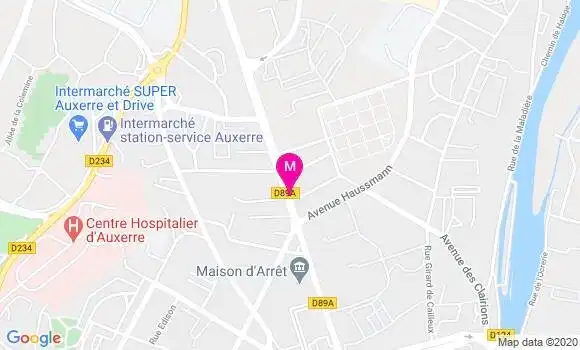 Localisation Dr Pascal Thomassin