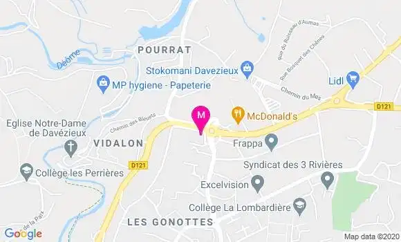 Localisation Dr Thomas Bonnard