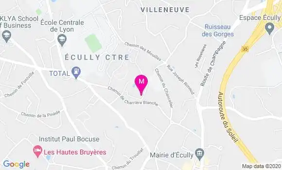 Localisation Dr Carine Ferriere