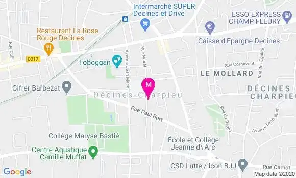Localisation Dr Kadouja Setti Pavone
