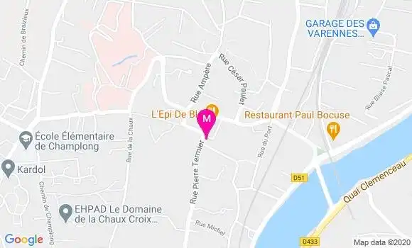 Localisation Dr Marine Favre Robert