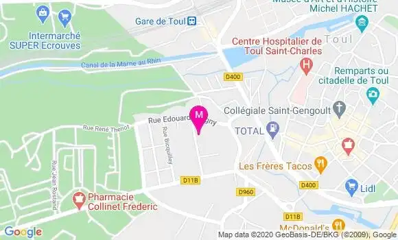 Localisation Dr Manuel Demange