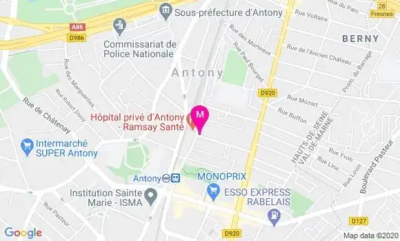 Localisation Dr Valerie Laurent