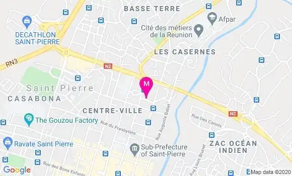 Localisation Dr Riazate Rossanaly Vasram