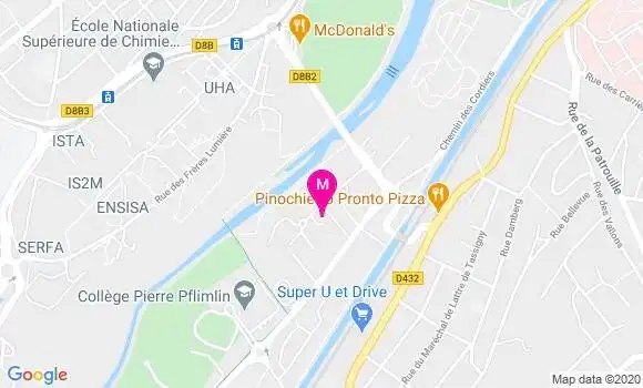 Localisation Dr Marie Henry