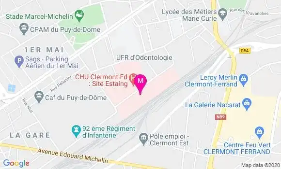 Localisation Dr Frederic Fortin