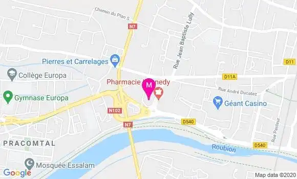 Localisation Dr Thierry Sofia