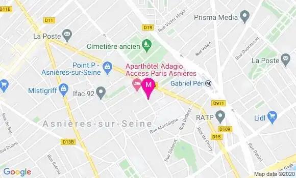 Localisation Dr Caroline Laniau