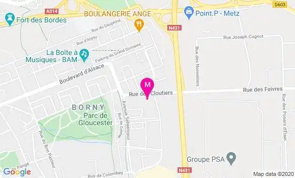 Localisation Dr Sandrine Aziz