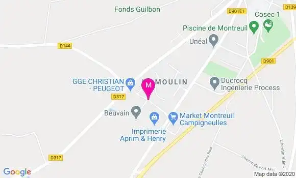 Localisation Dr Laurine Marek