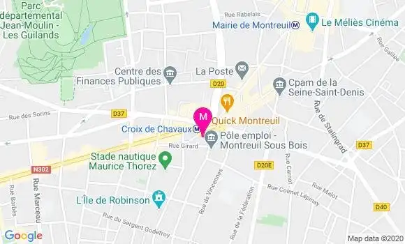 Localisation Dr Sandrine Bonneton