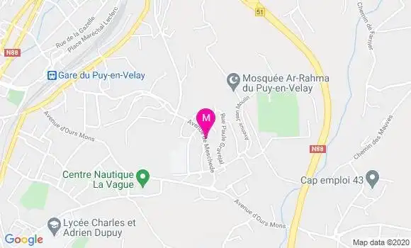 Localisation Dr Marlene Romanet
