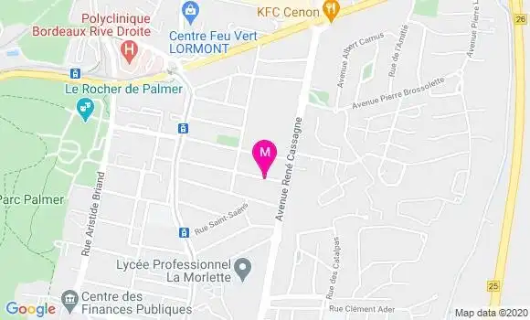 Localisation Dr Celine Palussiere