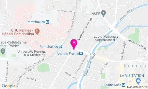 Localisation Dr Pierre Le Douaron