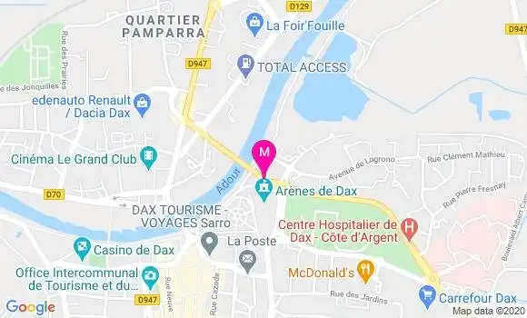 Localisation Dr Benjamin Blanc