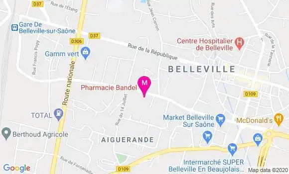 Localisation Dr Amelie Vintejoux Jeannot