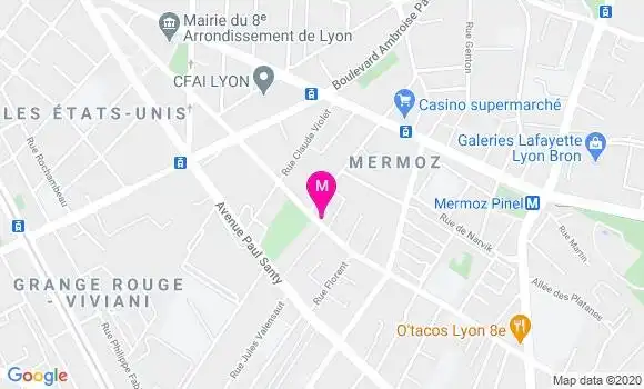 Localisation Dr Aline Guevart