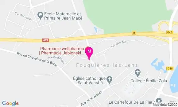 Localisation Dr Frederic Dracon