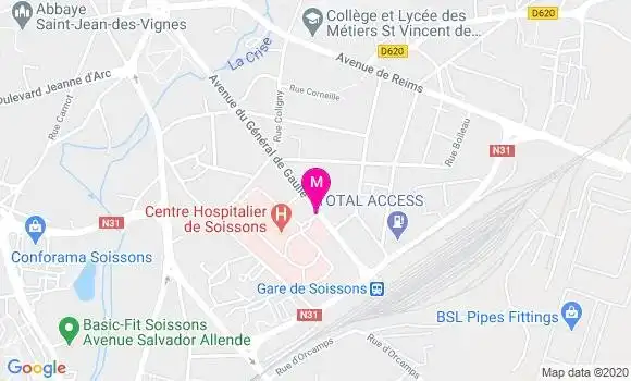 Localisation Dr Herve Bart