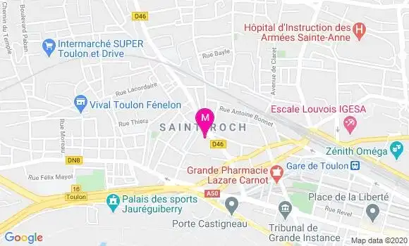 Localisation Dr Franck Roge