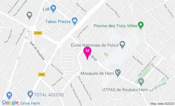 Localisation Dr Amelie Clermont