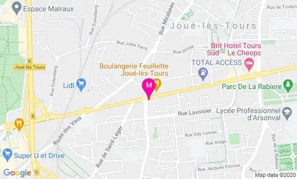 Localisation Dr Adeline Bazantay
