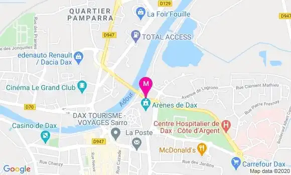 Localisation Dr Geraldine Paraclet