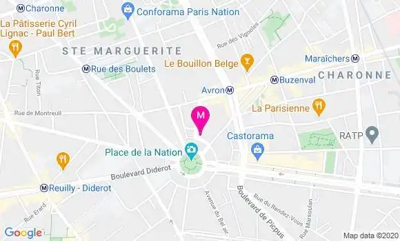 Localisation Dr Anne Dierick Gallet
