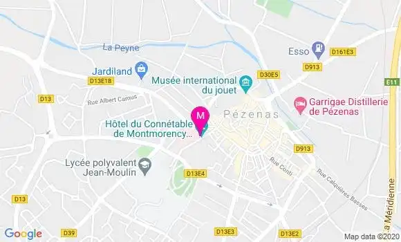 Localisation Dr Gerard Philippe Perez