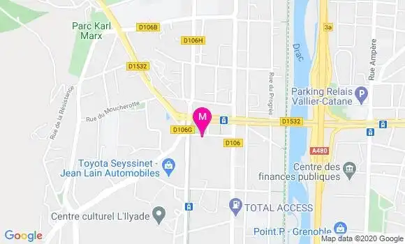Localisation Dr Caroline Herry