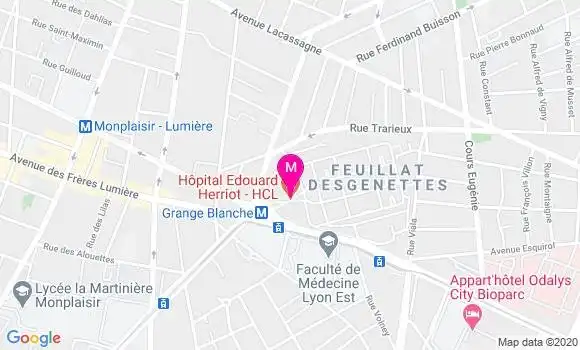 Localisation Dr Valentin Reille