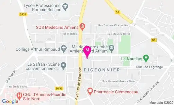 Localisation Dr Ali Belhaoues