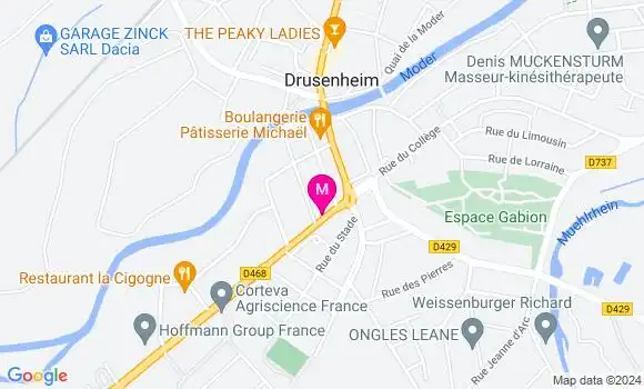 Localisation Dr Judith Hottois