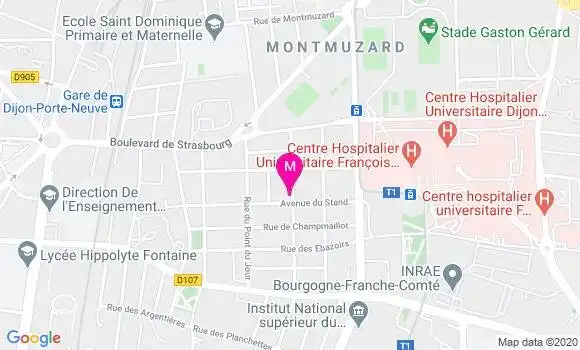 Localisation Dr Philippe Buffet