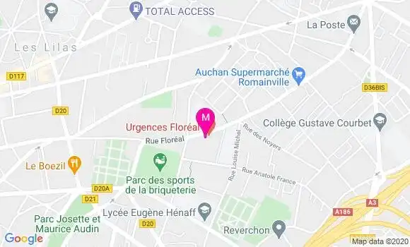 Localisation Dr Anne Laurain