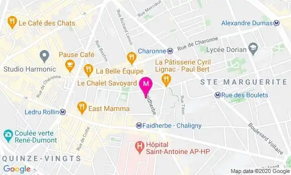 Localisation Dr Franck Dhellier