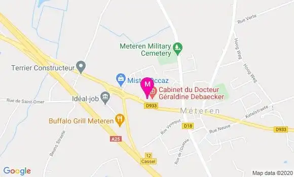 Localisation Dr Audrey Bouttens
