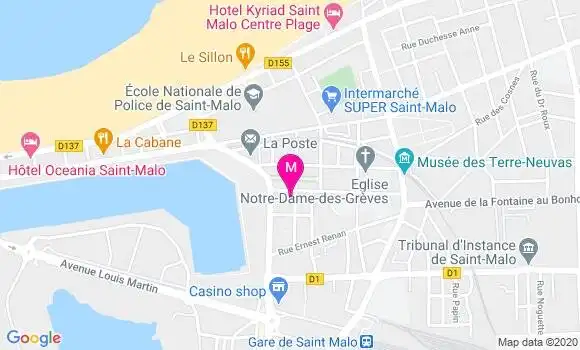 Localisation Dr Caroline Eyraud