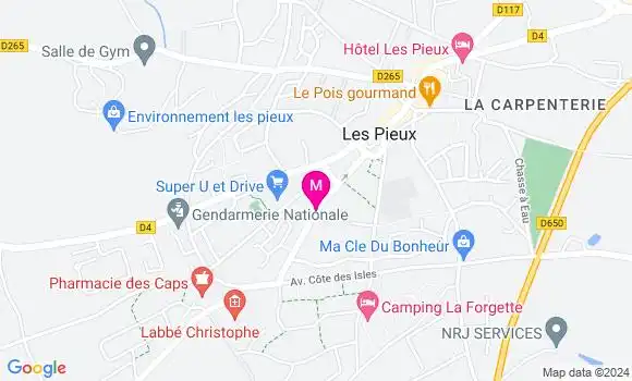 Localisation Dr Tiffany Vigier Desquesnes