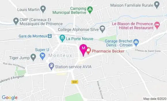 Localisation Dr Ludivine Garrigue Becker