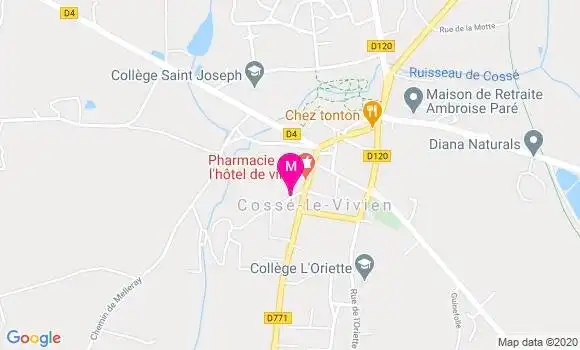 Localisation Dr Rebecca Naud