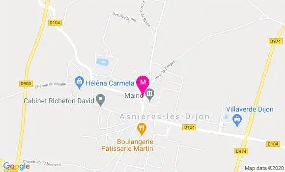 Localisation Dr Helene Bernard